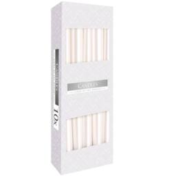 KDMD Pearl Taper Candle - Elegant, Steady Burn, Classic Tapered Design in White - thumbnail 2