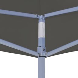 Berkfield Home Professional Folding Party Tent 2x2 m Steel Anthracite in Black - thumbnail 3