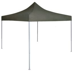 Berkfield Home Professional Folding Party Tent 2x2 m Steel Anthracite in Black - thumbnail 1