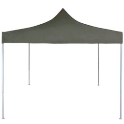 Berkfield Home Professional Folding Party Tent 2x2 m Steel Anthracite in Black - thumbnail 2
