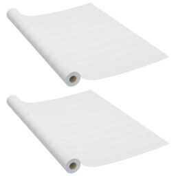 Berkfield Home Self-adhesive Door Films 2 pcs White Wood 210x90 cm PVC - thumbnail 2