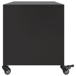 Berkfield Home TV Cabinet Black 68x39x43.5 cm Steel - thumbnail 7