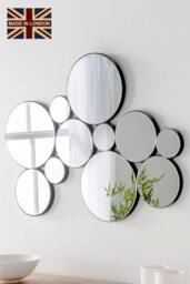 Yearn Mirrors Infinity Mirror 81(w) x 61cm(h) in Black