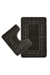 Catherine Lansfield 'Armoni' Bath Mat & Ped Set in Grey - thumbnail 4