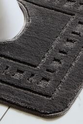 Catherine Lansfield 'Armoni' Bath Mat & Ped Set in Grey - thumbnail 3