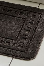Catherine Lansfield 'Armoni' Bath Mat & Ped Set in Grey - thumbnail 2