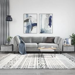 Berkfield Home Coffee Tables 2 pcs Concrete Grey 50x46x35 cm Engineered Wood - Size: 50 x 46 x 35 cm - thumbnail 1
