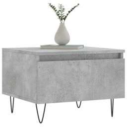 Berkfield Home Coffee Tables 2 pcs Concrete Grey 50x46x35 cm Engineered Wood - Size: 50 x 46 x 35 cm - thumbnail 3
