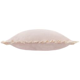 Wylder Solene Ruffle Matte Velvet Cushion in Pink - Size: 45 cm x 45 cm - thumbnail 3