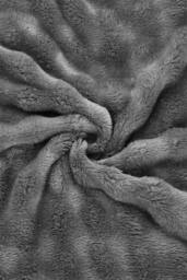 Living and Home Soft Polyester Throw Blanket in Grey - Size: Small - thumbnail 9