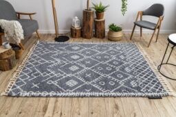 RugsX Berber Rug in Grey - Size: 180 cm x 270 cm - thumbnail 5