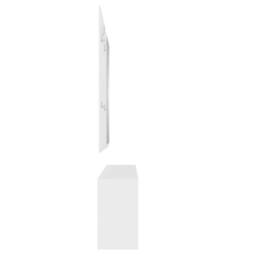 Berkfield Home 3-in-1 Shoe Cabinet Set White Engineered Wood - thumbnail 7