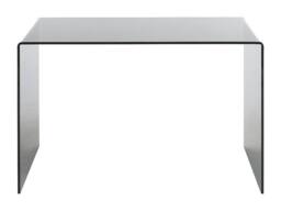 Vente-unique Desk - Smoked Toughened Glass - Black - ELSTRON in Clear - thumbnail 5