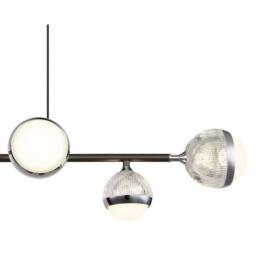 Netlighting Untsy Bar Pendant Titanium 6x LED Dimmable 2700-6000K Remote in Grey - thumbnail 4