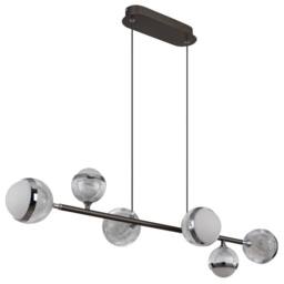 Netlighting Untsy Bar Pendant Titanium 6x LED Dimmable 2700-6000K Remote in Grey - thumbnail 2
