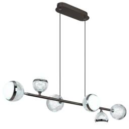 Netlighting Untsy Bar Pendant Titanium 6x LED Dimmable 2700-6000K Remote in Grey - thumbnail 6