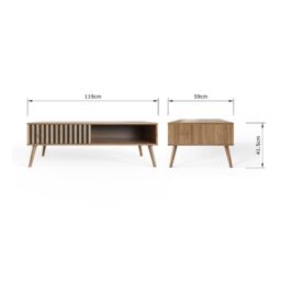 GFW Rowan Coffee Table in Light Oak - thumbnail 6