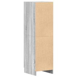 Berkfield Home Kitchen Cabinet Grey Sonoma 38x41.5x131.5 cm Engineered Wood - thumbnail 7
