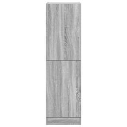 Berkfield Home Kitchen Cabinet Grey Sonoma 38x41.5x131.5 cm Engineered Wood - thumbnail 4