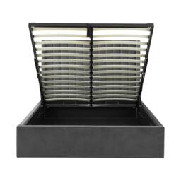 Cheshire Sapphire Ottoman Storage Bed - Grey - Superking (180cm) (150cm) - Size: Super King - thumbnail 5