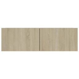 Berkfield Home TV Cabinet Sonoma Oak 100x30x30 cm Engineered Wood in Brown - Size: 100 x 30 x 30 cm - thumbnail 6