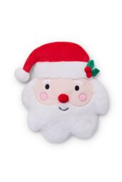Catherine Lansfield 'Christmas Santa' 3D Shaped Cushion in White - thumbnail 3