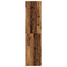 Berkfield Home Wardrobe Old Wood 30x50x200 cm Engineered Wood in Brown - Size: 30 x 50 x 200 cm - thumbnail 5