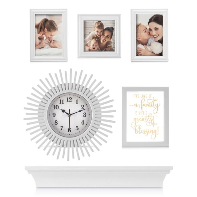 LIVIVO 6 Family Photo Frame Set in White - image 1