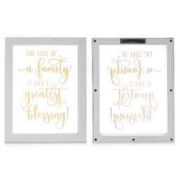 LIVIVO 6 Family Photo Frame Set in White - thumbnail 2