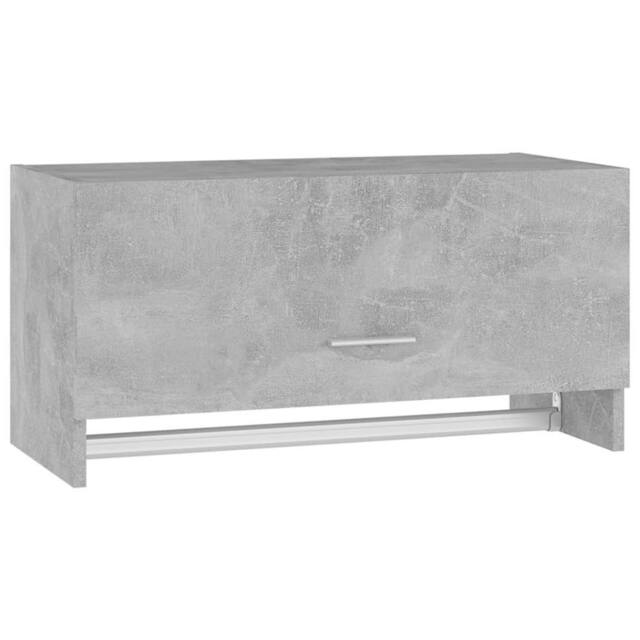 Berkfield Home Wardrobe Concrete Grey 70x32.5x35 cm Engineered Wood - image 1