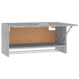 Berkfield Home Wardrobe Concrete Grey 70x32.5x35 cm Engineered Wood - thumbnail 6