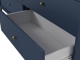 Vente-unique 6-Drawer Chest Of Drawers - Blue - BOGDAN in Midnight - thumbnail 7