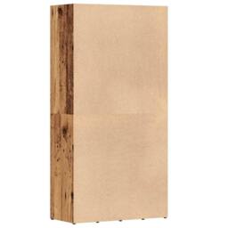 Berkfield Home Classic Book Cabinet Old Wood 66x30x130 cm Engineered Wood in Brown - Size: 66 x 30 x 130 cm - thumbnail 7