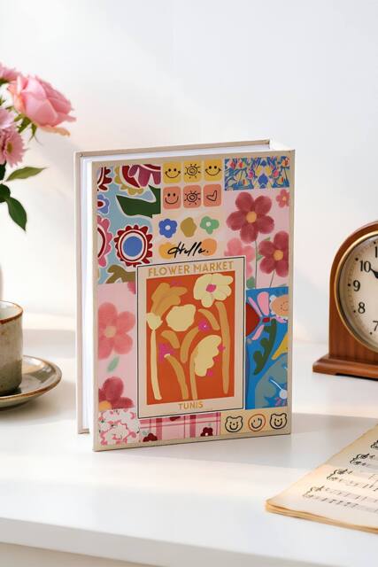 Living and Home 50-Page Photo Album with 200-Pocket Capacity for 4x6-Inch Photos in Pink - image 1