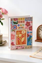 Living and Home 50-Page Photo Album with 200-Pocket Capacity for 4x6-Inch Photos in Pink - thumbnail 1