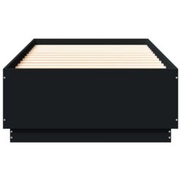 Berkfield Home Bed Frame with LED without Mattress Black 90x200 cm - thumbnail 6