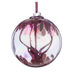 Sienna Glass 15cm Spirit Ball Pastel Pink - thumbnail 2