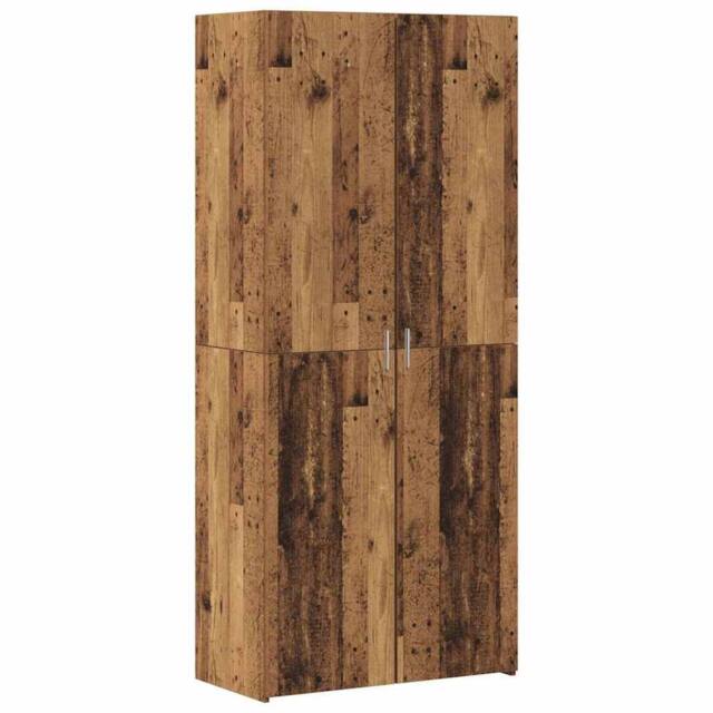 Berkfield Home Highboard Old Wood 40x42.5x185 cm Engineered Wood in Brown - image 1