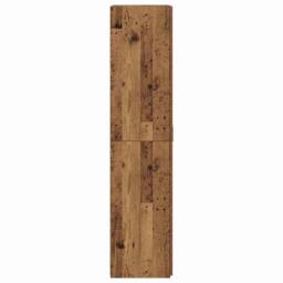 Berkfield Home Highboard Old Wood 40x42.5x185 cm Engineered Wood in Brown - thumbnail 7