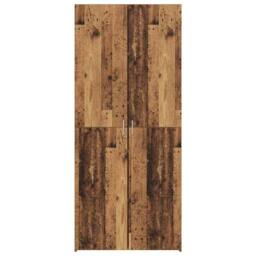 Berkfield Home Highboard Old Wood 40x42.5x185 cm Engineered Wood in Brown - thumbnail 6