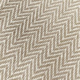 Allure Bath Fashions Chevron Herringbone Sofa Throw Blanket - 100% Cotton in Beige - Size: 150 cm x 200 cm - thumbnail 4