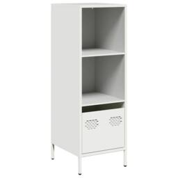 Berkfield Home Highboard White 35x39x103.5 cm Steel - thumbnail 2