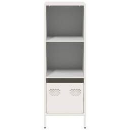 Berkfield Home Highboard White 35x39x103.5 cm Steel - thumbnail 5