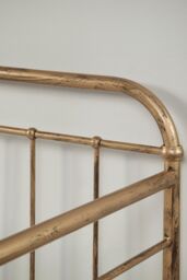 SlumberWorx Ickleford Industrial Living Room Bedroom Metal Day Bed Frame w Trundle in Bronze - Size: Single - thumbnail 5