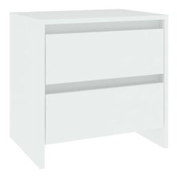 Berkfield Home Bedside Cabinets 2 pcs White 45x34.5x44.5 cm Engineered Wood - thumbnail 3