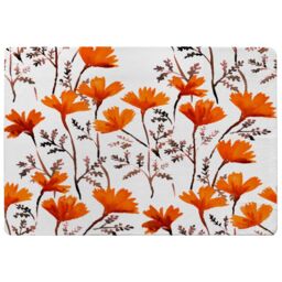 Benjamin Tate Design Flowers In Autumn Colours Rug in Natural - Size: Large - thumbnail 1