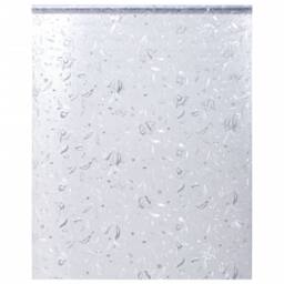 Berkfield Home Window Film Frosted Flowers Pattern 60x500 cm PVC in White - thumbnail 2