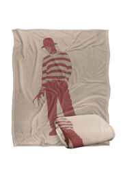 Warner Brothers Nightmare on Elm Street Freddy Silky Touch Super Soft Throw Blanket in White - thumbnail 2