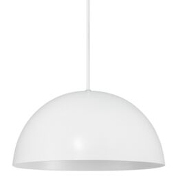 Nordlux Modern Indoor Pendant Light White Metal E27 Dome Shade - Mains Powered, IP20 - thumbnail 4