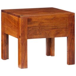 Berkfield Home Bedside Cabinet 2 pcs 40x40x36 cm Solid Wood Acacia in Brown - Size: 40 x 40 x 36 cm - thumbnail 4